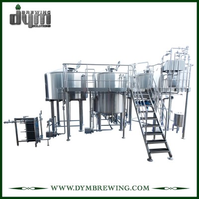 Equipo de elaboración de cerveza artesanal de 3 recipientes de calentamiento de vapor industrial personalizado para sala de cocción