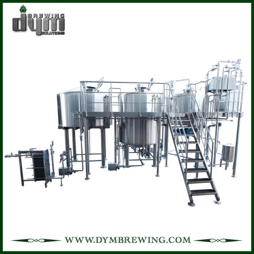 Commercial Beer Brewing Equipment for Craft Beer Brewery | Customized 3 Vessels Direct Fire Heating Beer Brewing System