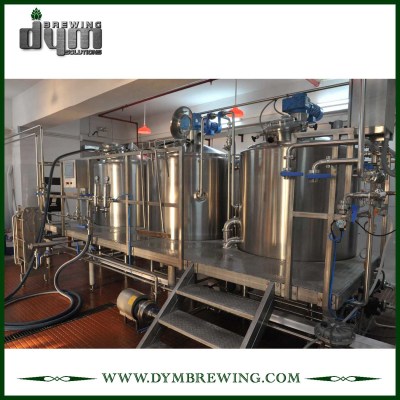 Индивидуальное промышленное оборудование для пивоварения пива с 3 емкостями с электрическим подогревом для пивоварни
