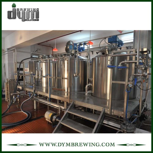 Calefacción eléctrica industrial personalizada 4 recipientes Equipo de elaboración de cerveza artesanal para sala de cocción