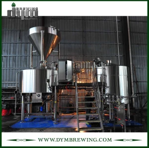 Customized Industrial Electric Heating 4 Vessels Craft Beer Brewing Equipment for Brewhouse