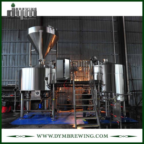 Calentamiento de vapor industrial personalizado 4 recipientes Equipo de elaboración de cerveza artesanal para cervecería