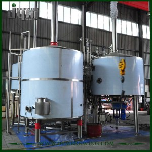 Calentamiento de vapor industrial personalizado 4 recipientes Equipo de elaboración de cerveza artesanal para cervecería