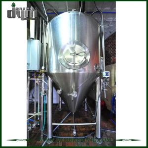 Advanced Production Technology 40bbl Kombucha Fermenter (EV 40BBL, TV 52BBL) with Glycol Jacket for Hotel Bar