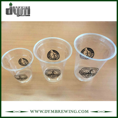 Plastic Cup with Logo for Brewery, Restaurante, Bar