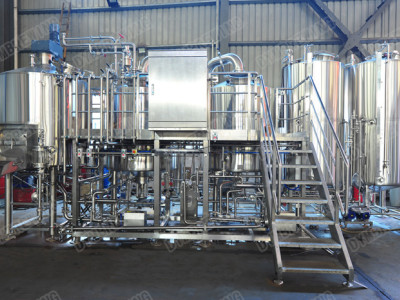 10HL 3-vessels steam heating brewhouse had been finished!