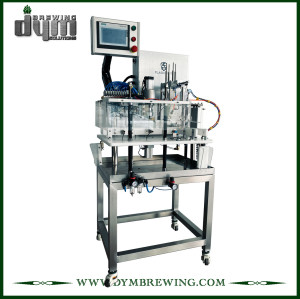 Компактная полуавтоматическая консервная машина 8 ~ 10 циклов / мин от DYM Brewing для банок 12 унций 16 унций