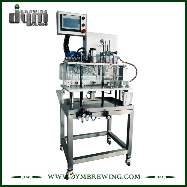 Компактная полуавтоматическая консервная машина 8 ~ 10 циклов / мин от DYM Brewing для банок 12 унций 16 унций
