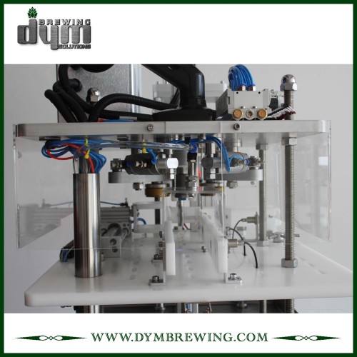 semi-auto beer canning machine for sale | 8~10cpm, space-saving | from DYM beer Brewing for 12oz 16oz cans