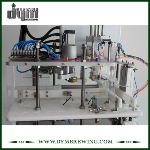 semi-auto beer canning machine for sale | 8~10cpm, space-saving | from DYM beer Brewing for 12oz 16oz cans