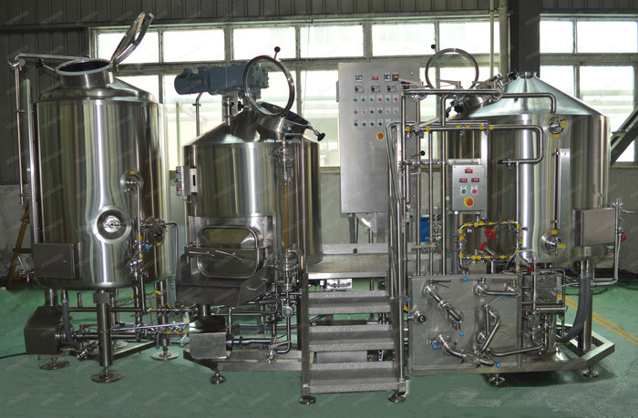 Наше пивоваренное оборудование объемом 300 л (варочный цех с электрическим обогревом на 2 сосуда) завершено и будет отправлено на пивоварню заказчика!