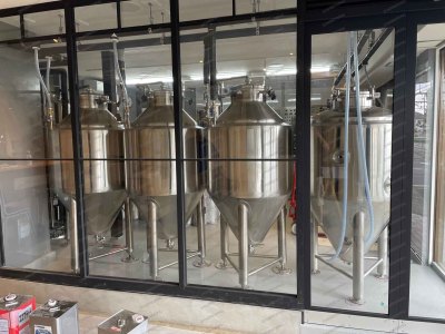 Our 3hl electric heating brewing beer equipment in customer's brewery and got the highly comment for the customized design.