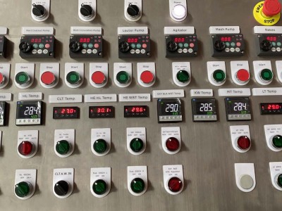 What are some common items found in beer brewing electrical system?