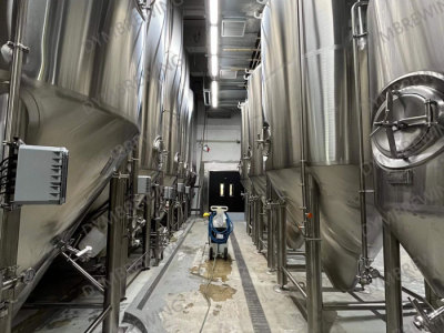 Good news from customer once again after installing our 35hl and 70hl beer fermentation tanks!