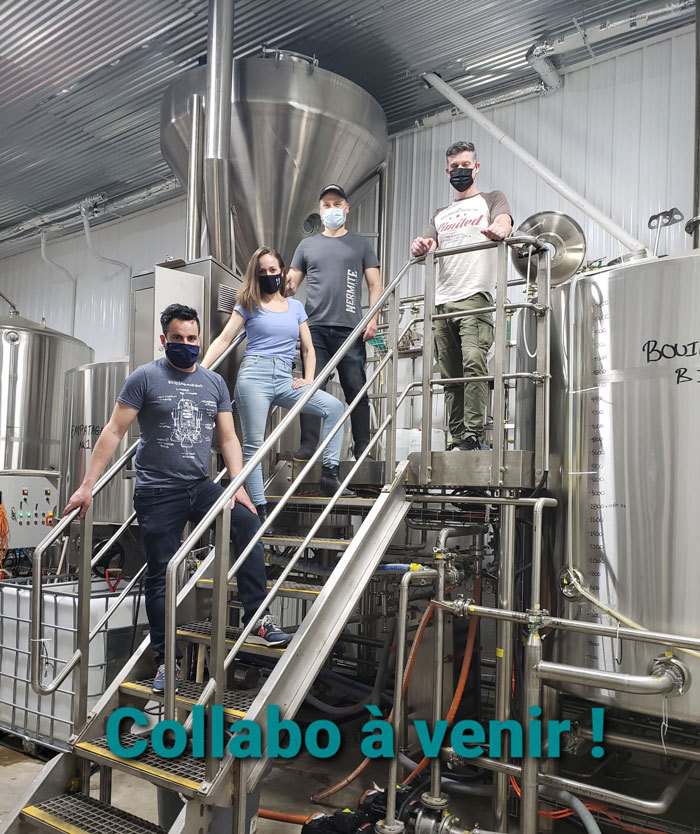 Notre système de brassage à feu direct 30bbl à la brasserie L'HERMITE !