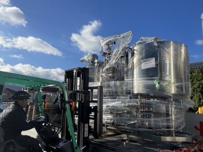 All-in-one monoblock brewhouse equipment