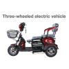 Three-wheeled electric vehicle