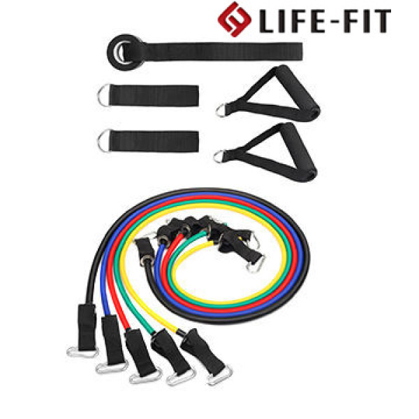 11PCS RESISTANCE BANDS SET