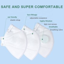 Wholesale Three-layer Disposable Protective Mask KN95 Face Mask Dust Mask