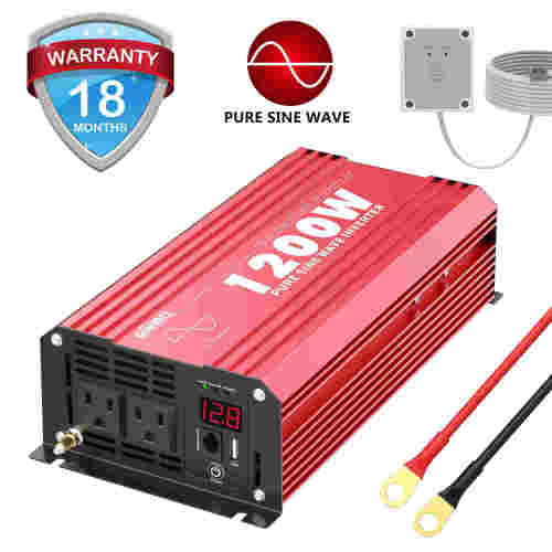 1200Watts Pure Sine Wave Power Inverter
