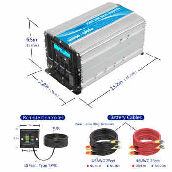3000W Pure Sine Wave Power Inverter