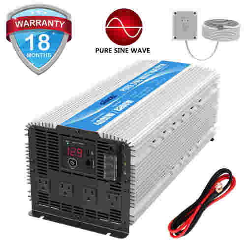 4000W Heavy Duty Pure Sine Wave Power Inverter