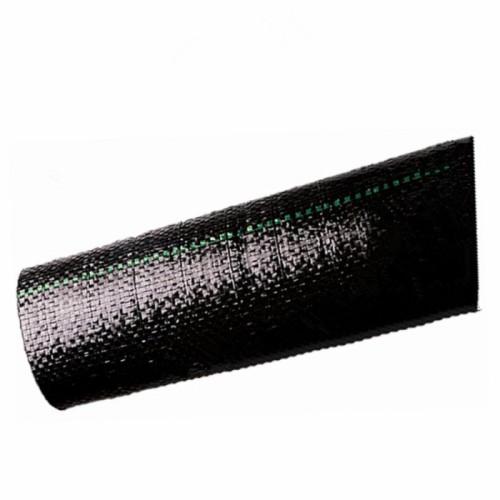 Greenhouse Black PP Woven Weed Mat / Weed Control Fabric Mat