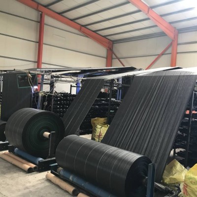 UV resistant pp woven weed control mat landscape fabric