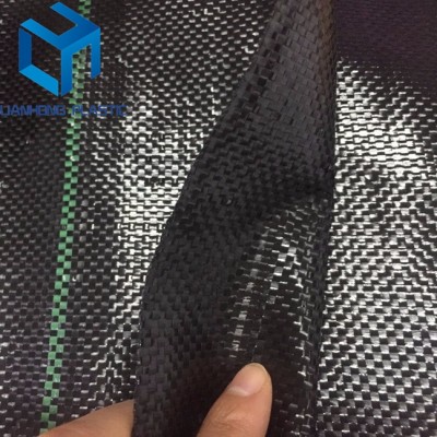 Black pp ground cover/ black weed control mat/landscape fabric/90gsm 130gsm 150gsm weed barrier