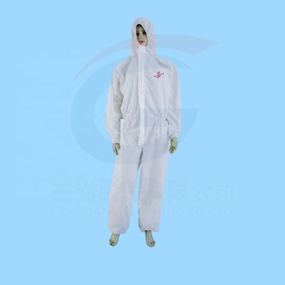 Disposable Protective Body Suits Clothing Hooded Disposable Coverall