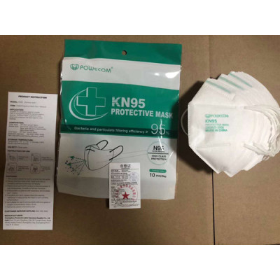POWECOM KN95 face mask earloop