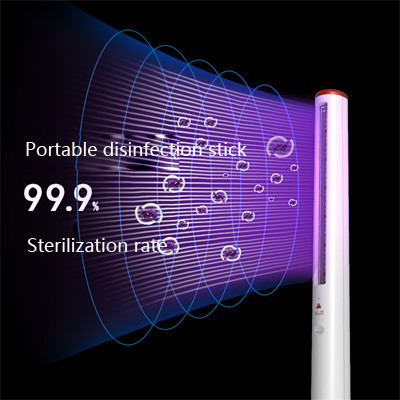 Portable LED deep ultraviolet disinfection stick
