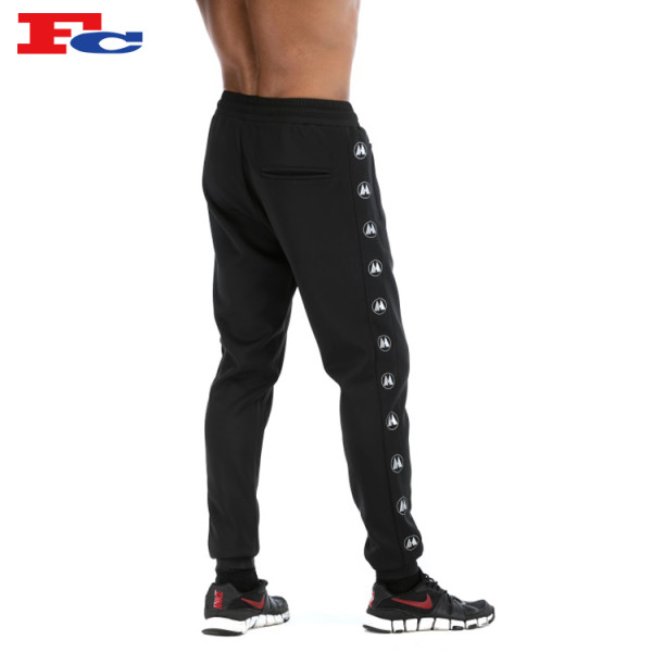 Custom Mens Sweatpants Slim Fit Spandex Polyester Jogger Pants