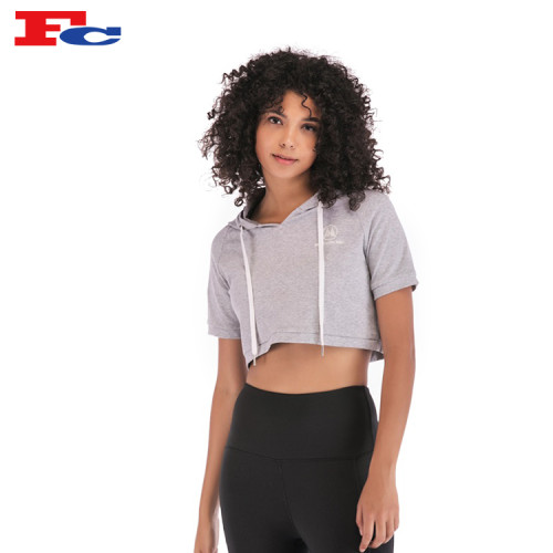 Best Wholesale Hoodies Grey Short Hoodie Manufacturer