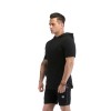 Wholesale Mens Hoodies Muscle Drop  Short Sleeve Cotton Gym Hoodie