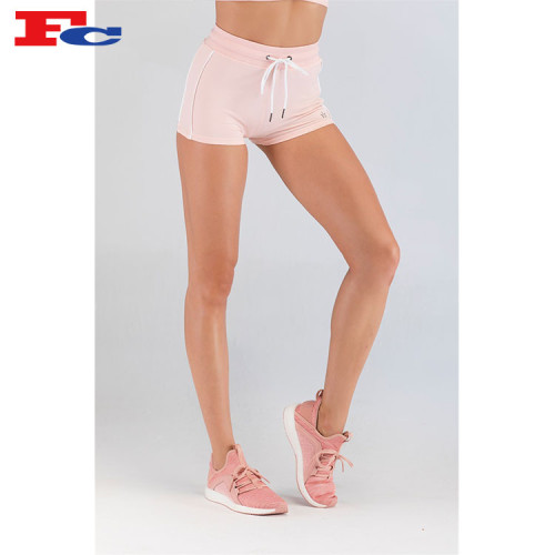 Wholesale Women's Shorts -Light Pink With Elastic Cord