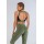 Grass Green Stitching Color Block Gym Wear Manufacturers