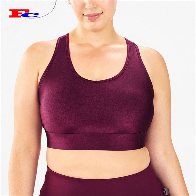 Wholesale Sports Bras Women's Multicolor Plus Size Sports Bra Hucai