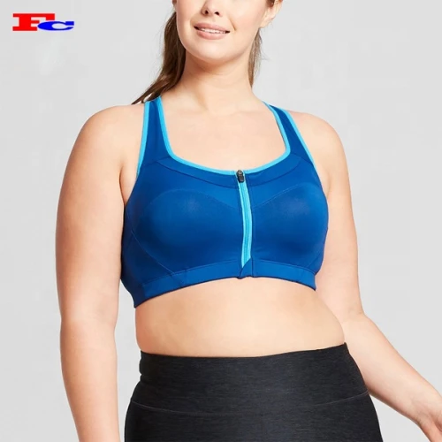 Soutiens-gorge de sport en gros, plus le style pratique des femmes de taille personnalisée