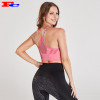 Sports Bra Wholesale Pantone Pink Adjustable Shoulder Strap