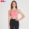 Sports Bra Wholesale Pantone Pink Adjustable Shoulder Strap