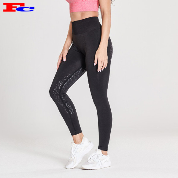 Custom Athletic Leggings Black Fitness Private Label Pants Supplier