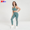 Gray Green Women's Fashionable Private Label Workout Clothes