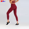 High-Quality Maroon Women's Gym Leggings Wholesale