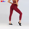 High-Quality Maroon Women's Gym Leggings Wholesale