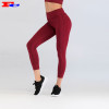 High-Quality Maroon Women's Gym Leggings Wholesale