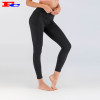 Black Gym Pants With Side Pockets Leggings Manufacturer