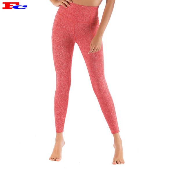 Coral Pink Womens Yoga Pants Wholesale