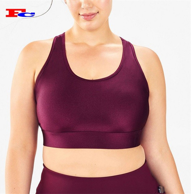 Vente en gros Soutiens-gorge de sport pour femmes multicolore grande taille