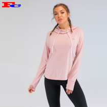 Vente en gros Survêtements Sweat à capuche pour dames en coton sérigraphié personnalisé